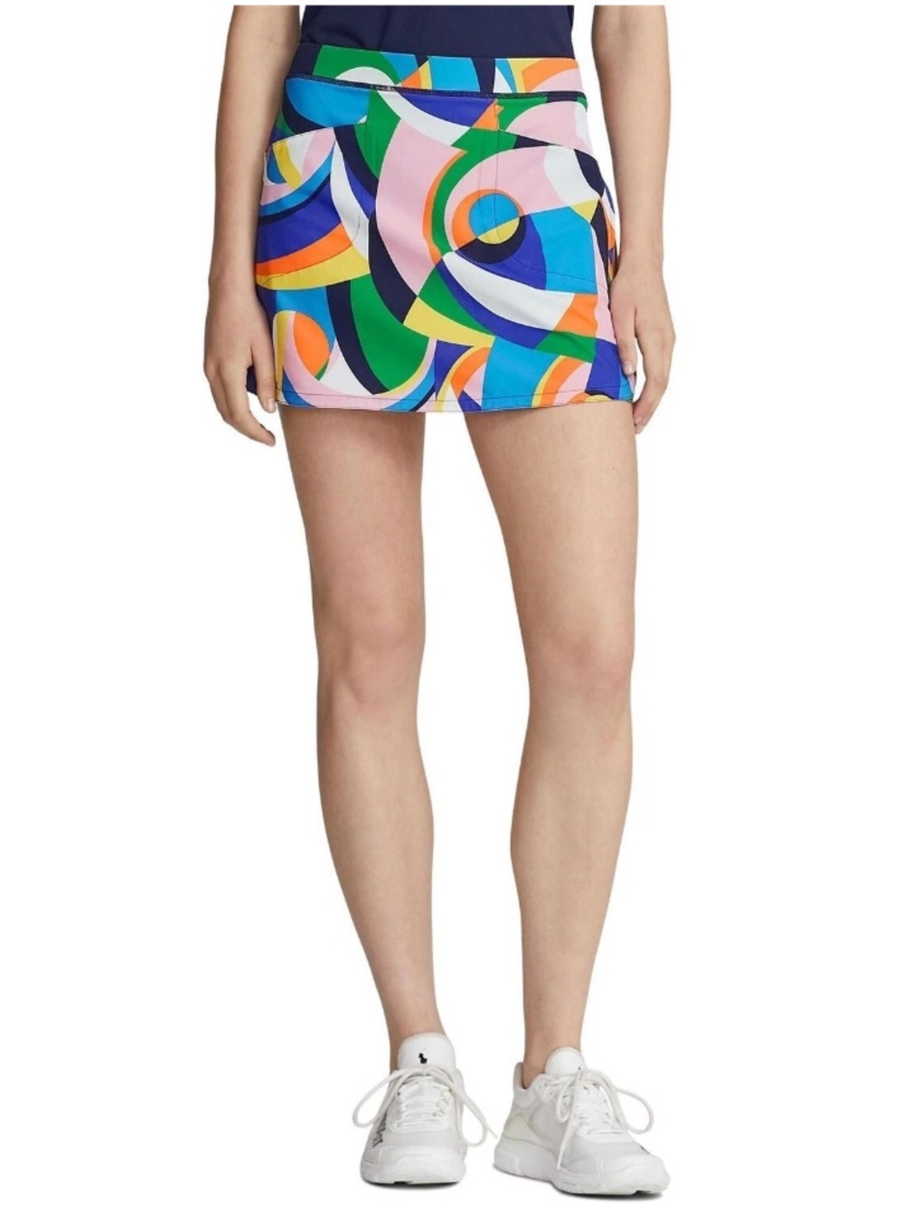 RLX Ralph Lauren Aim Printed Golf Skirt Riviera Abstract Multcolor Active Sz M